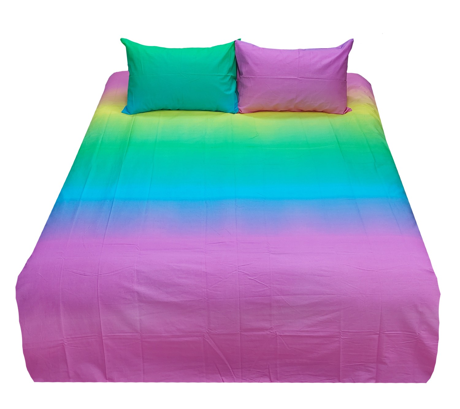 Hometex Rainbow Bed Sheet Vibrant and Comfy Bedding for Your Bedroom