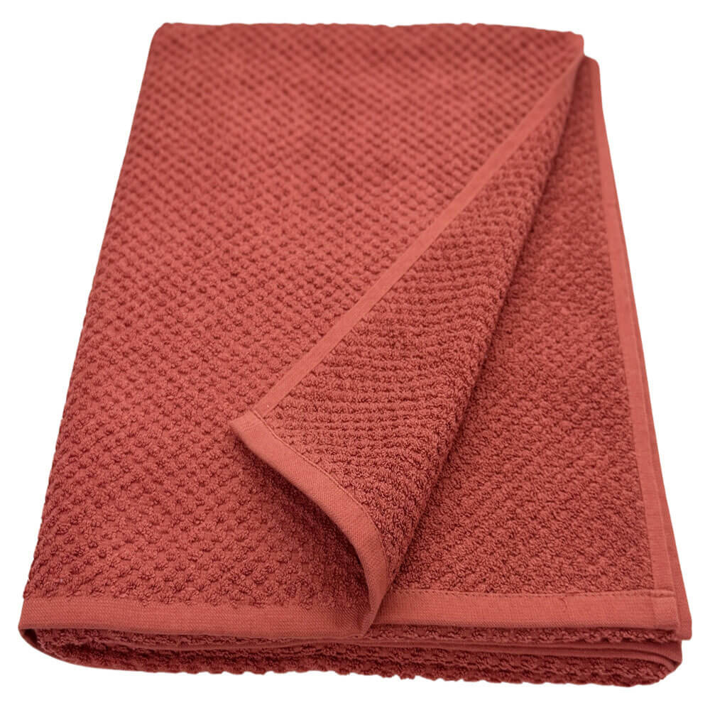 GULVIAL Red Brown Bath Sheet