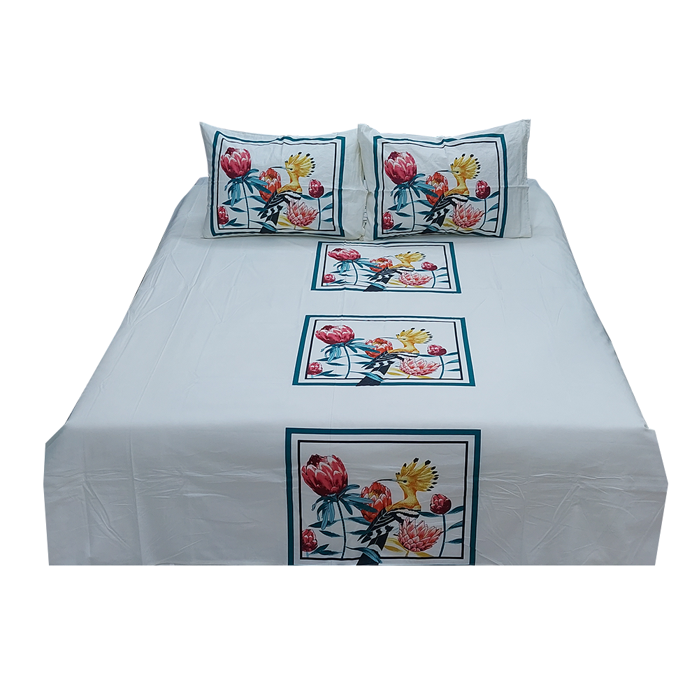 Dinopium Frames Bed sheet